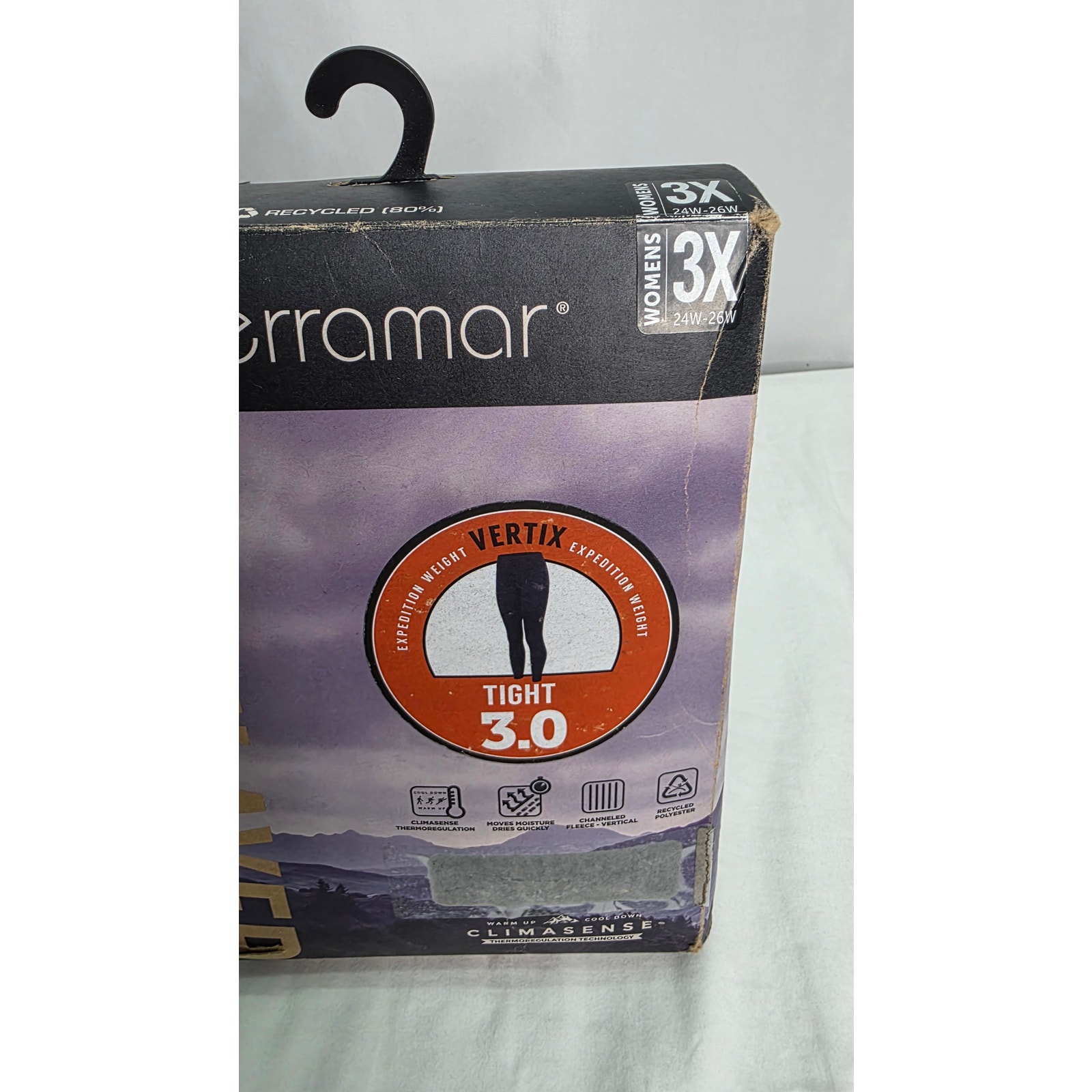 Terramar Black 3.0 Vertix Base Layer Expedition Weight Tight Leggings Size 3x — image 6 of 8